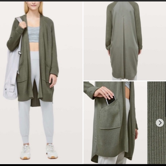 lululemon athletica Sweaters - Lululemon sage wrap open cardigan